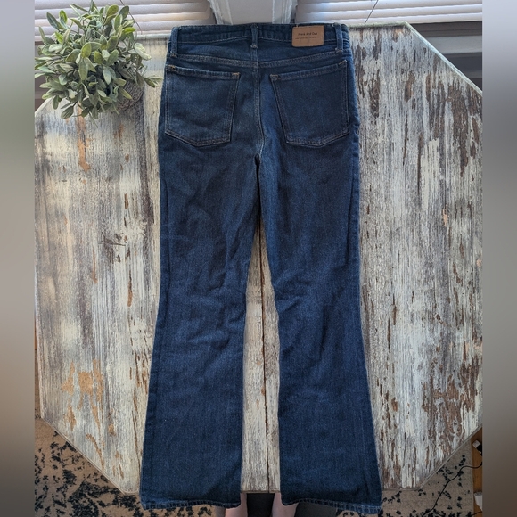 Frank And Oak The Joan Bootcut Jeans Dark Wash Womens 29 - Picture 9 of 11